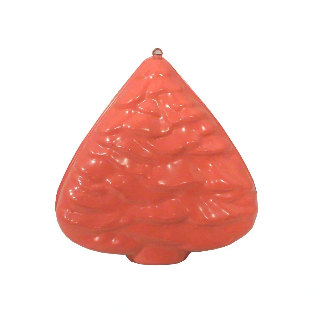 Vintage Orange Christmas Tree Cake Pan Jello Mold